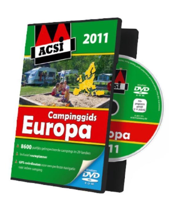 Cover van het boek 'ACSI Campinggids Europa  / 2011'