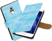 BestCases.nl Huawei Honor 6A Mini Slang booktype hoesje Turquoise