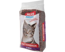 Huismerk Kattenvoer 3-mix - 10kg