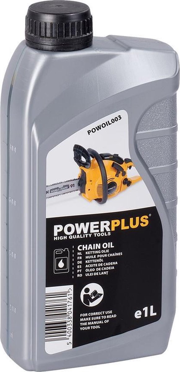 Powerplus POWOIL003 Kettingolie voor kettingzaag- 1l - Powerplus