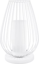 EGLO Vencino - Tafellamp - Draadlamp - 1 Lichts - LED - Wit Gelakt
