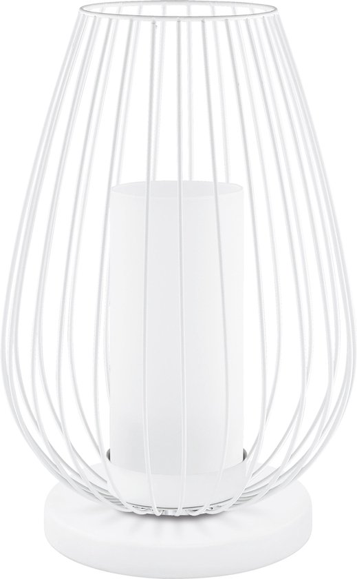 EGLO Vencino - Tafellamp - Draadlamp - 1 Lichts - LED - Wit Gelakt | bol.com
