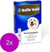 Bolfo Gold Hond 250 - Anti vlooienmiddel - 2 x 2 stuks 10 - 25 Kg