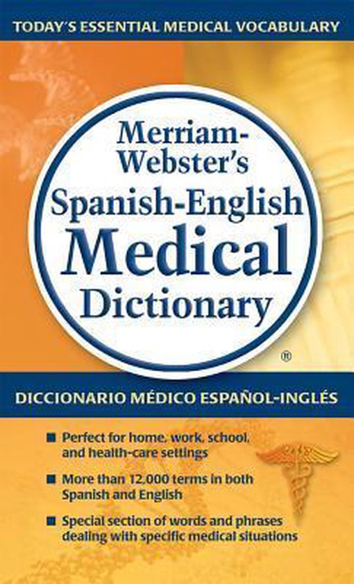 Merriam-Webster's Spanish-English Medical Dictionary - cover