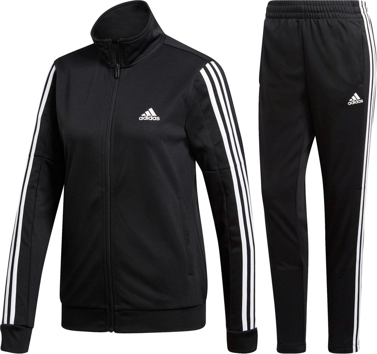 adidas Team Sports Trainingspak - Maat M - Vrouwen - zwart/wit ...