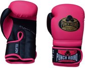 Punch Round Bokshandschoenen Combat Sport Pink Gold 8 OZ Bokshandschoenen