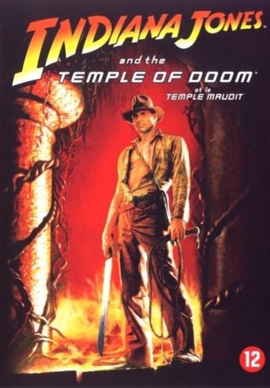 Cover van de film 'Indiana Jones and the Temple Of Doom'