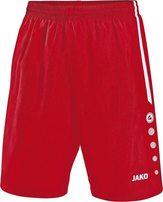 Jako Turin Short - Voetbalbroek - Jongens - Maat 116 - Rood