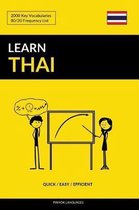 Learn Thai - Quick / Easy / Efficient