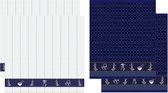 DDDDD Keukendoeken En Theedoeken Set Haru Indigo (2+2 stuks)
