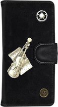MP Case Mystiek design Zwart Hoesje voor Huawei Y6 2017 Viool Bedel