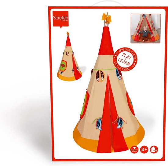 | Scratch Indianentent Toizz | Teepee Indian Tent Outdoor Play Mamamemo Brands