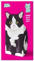 Pop Up Pet Black & White Cat