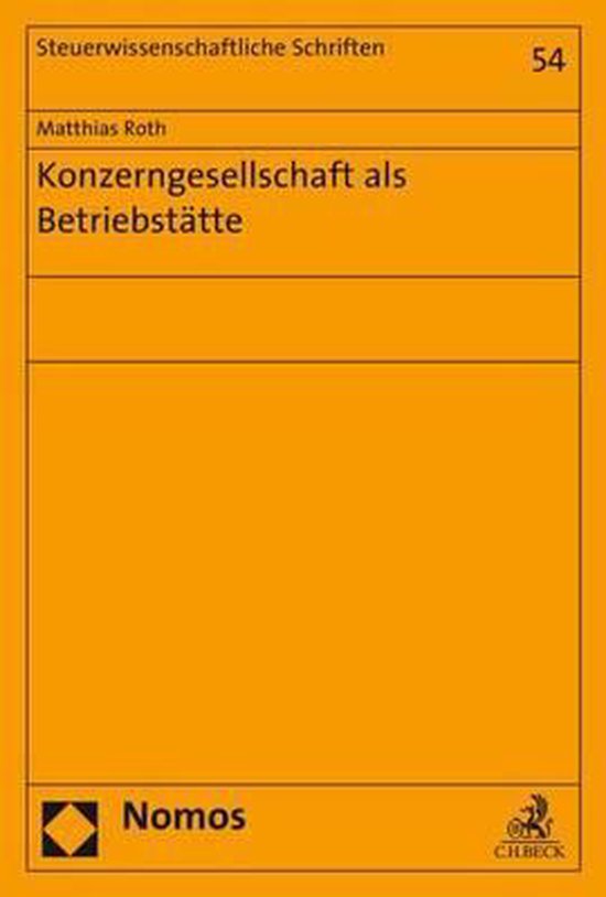 Konzerngesellschaft ALS Betriebstatte - cover