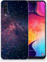 Siliconen Backcase Geschikt voor Geschikt voor Samsung Galaxy A50 Hoesje TPU Design Stars