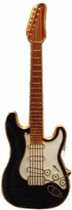 Speldje Stratocaster, zwart