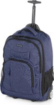 Gladiator - Crew Denim - 15" Laptop Rugzaktrolley - blauw