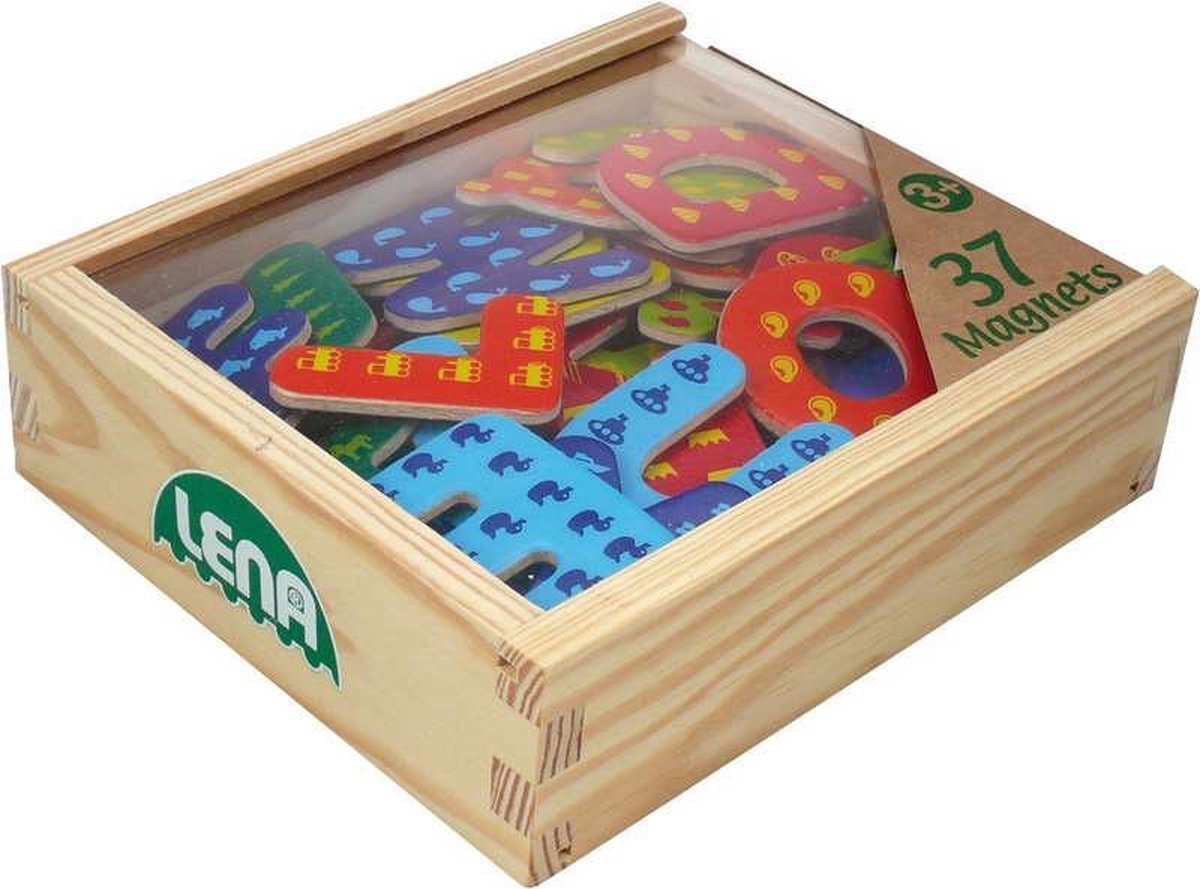 Lena Holz Magnet Buchstaben