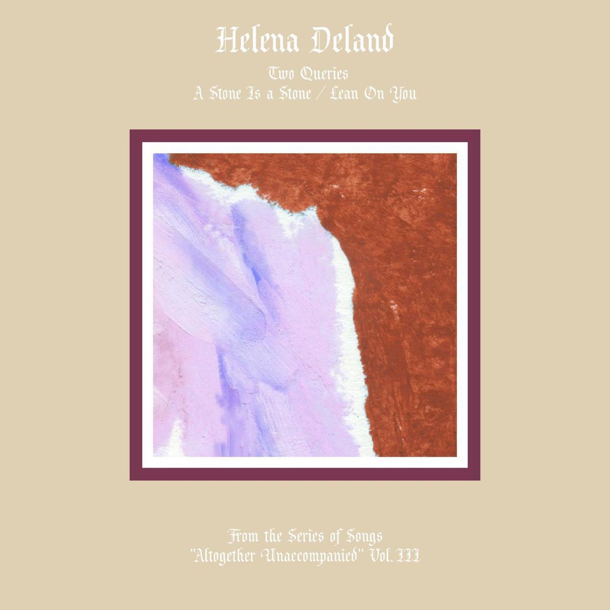 From The Series Of Songs ''Altogether Unaccompanied
