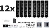 12 Stuks - Voordeelpak  - AAA R3 Panasonic eneloop PRO Oplaadbare batterijen - 900mAh