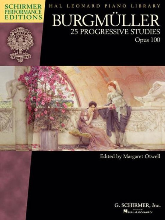 Partition intitulée Burgmüller 25 Progressive Studies Opus 100, éditée par Margaret Otwell.