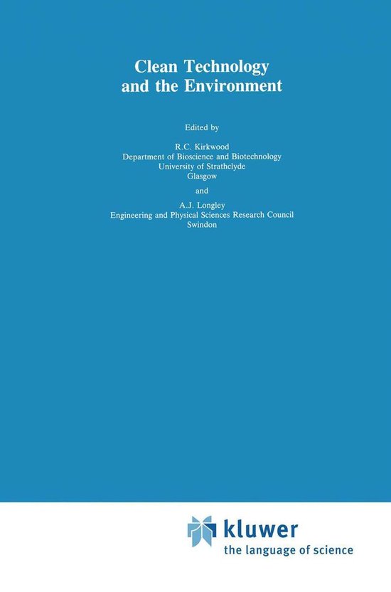 Clean Technology and the Environment - cover