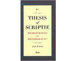 Thesis of scriptie