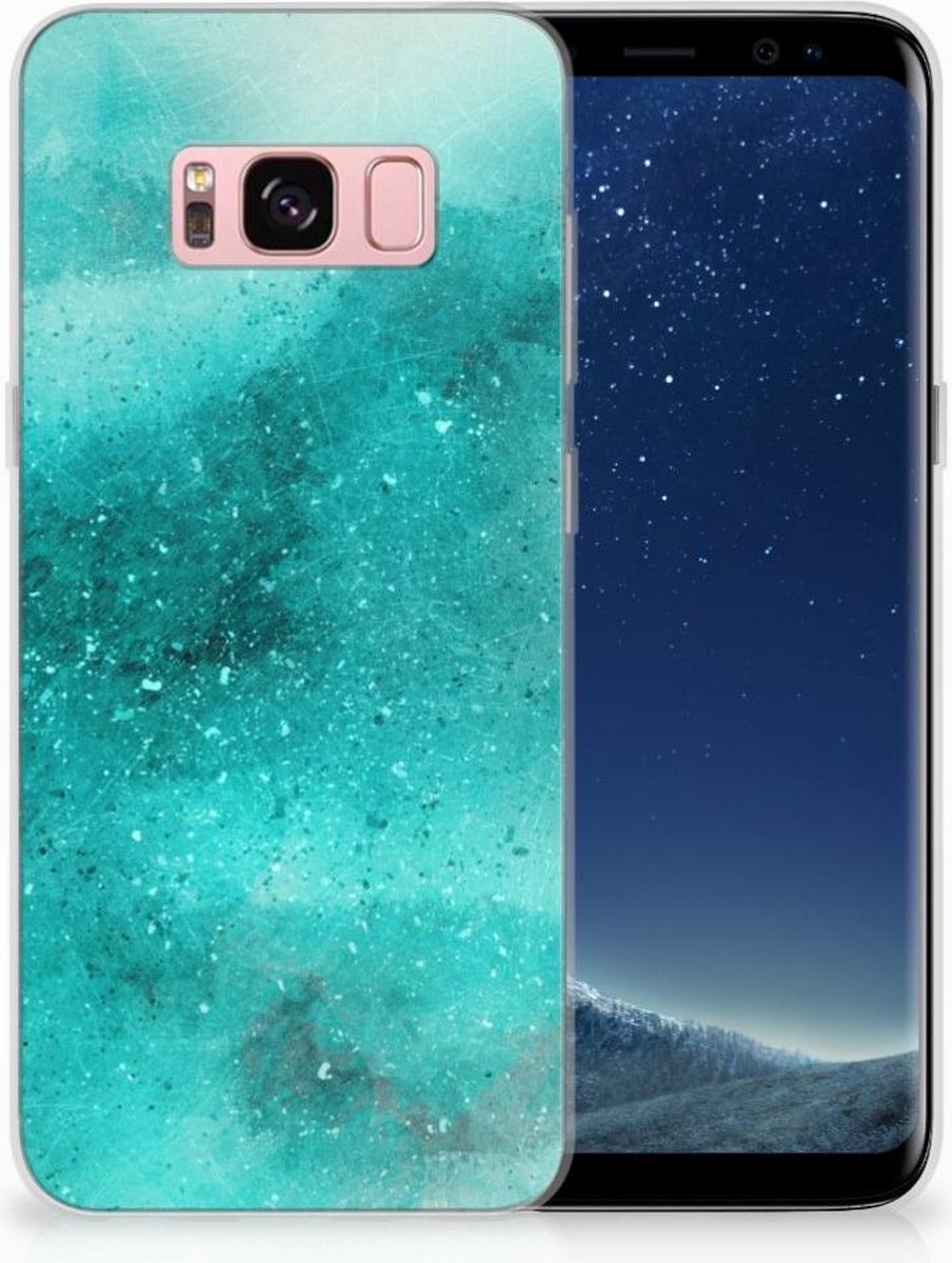 Hoesje maken Samsung Galaxy S8 Painting Blue