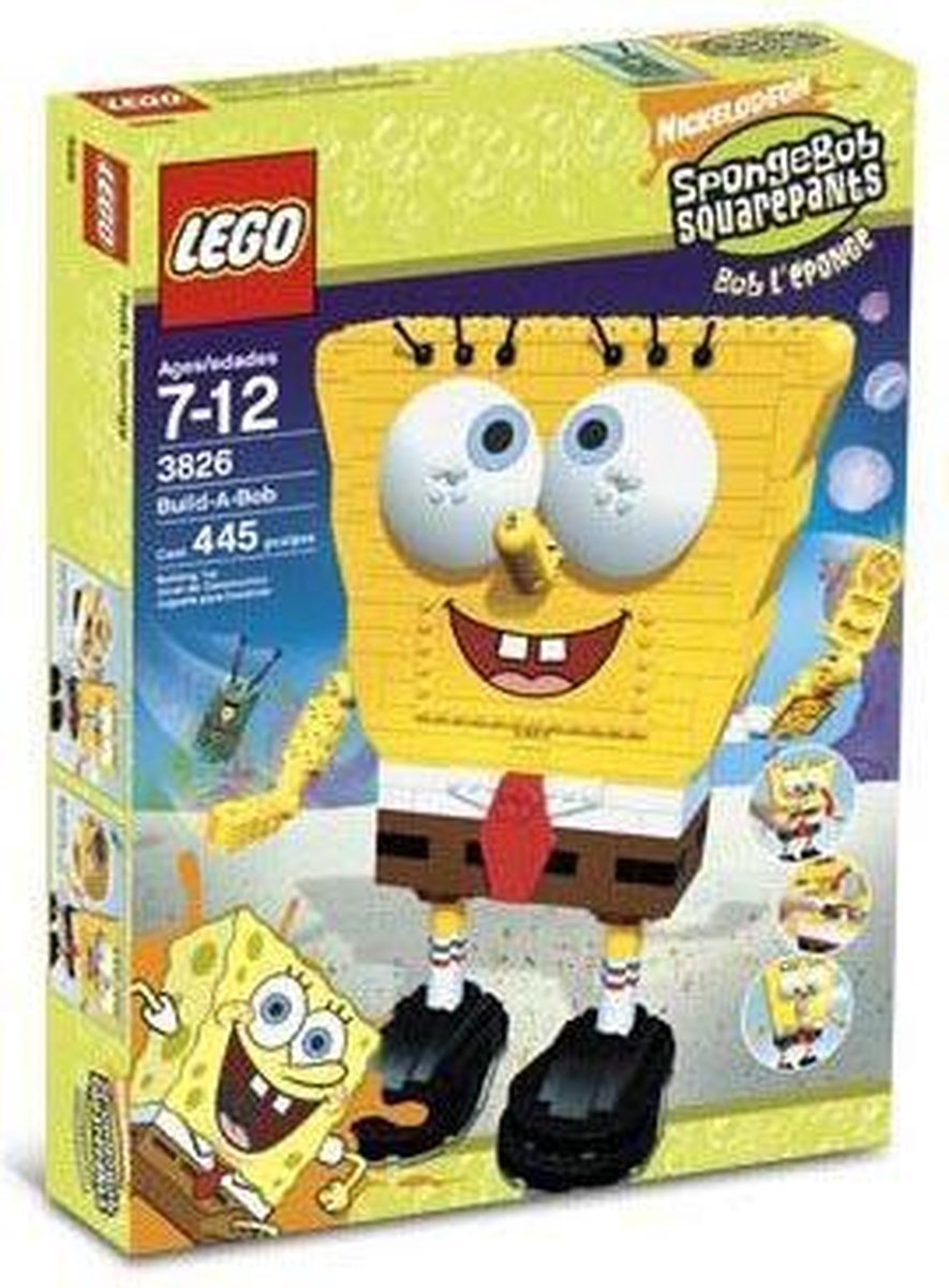 Neem de telefoon op leven gloeilamp LEGO Spongebob: Bouw een Bob - 3826 | bol.com