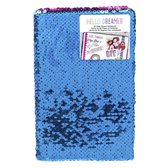 American Crafts - Hello Dreamer Blue & Pink Sequins notebook - 60 pagina's