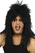 Rockers pruik heren zwart