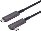 NÖRDIC FVRCC50 VR Link Glasvezel kabel - UNIDIRECTIONEEL - USB-C naar USB-C - USB3.2 Gen2 - 10Gbps - Geschikt voor Oculus Quest 2 - 5m - Zwart