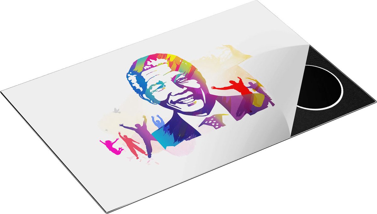 Chefcare Inductie Beschermer Nelson Mandela - 80x55 cm - Afdekplaat Inductie - Kookplaat Beschermer - Inductie Mat