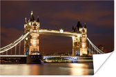 Poster Londres - Nuit - Pont - 120x80 cm