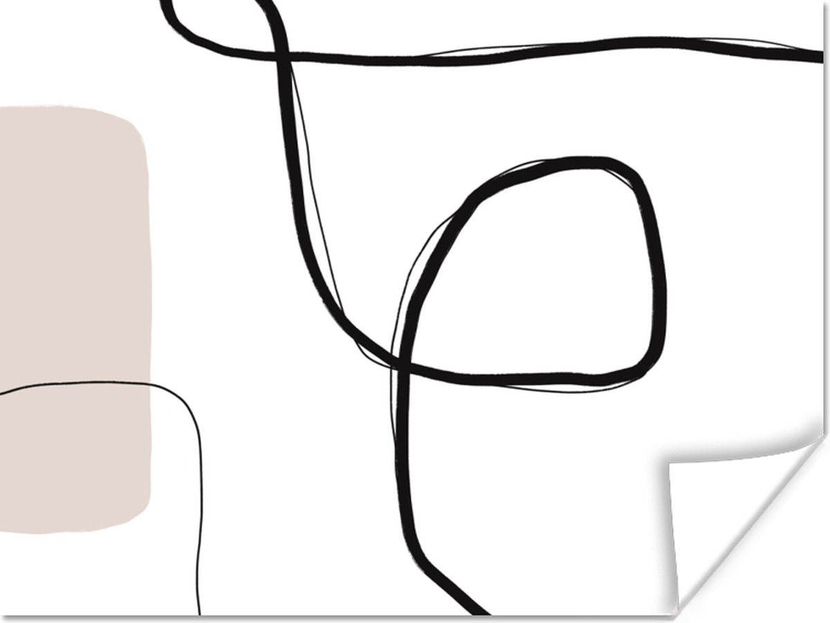 Poster Abstract - Pastel - Minimalisme - 80x60 cm