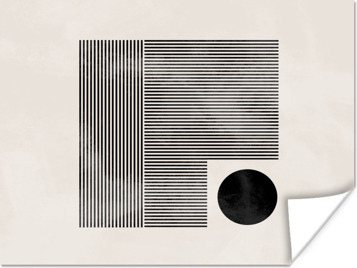 Poster Vierkant - Minimalisme - Abstract - 120x90 cm