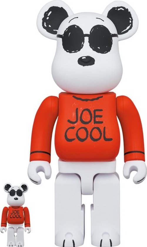 【日本製】 set Bearbrick 100% & 400% - bol | (Peanuts) Cool Joe その他