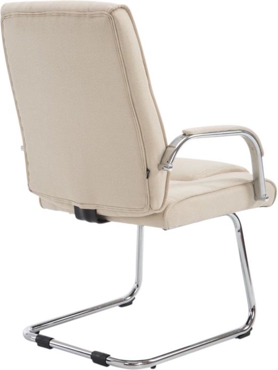 CLP Attila Set de 2 Chaises de salle à manger - Tissu crème