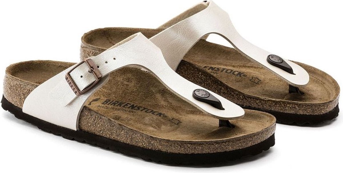 Birkenstock Slippers Dames Gizeh 943871 Wit
