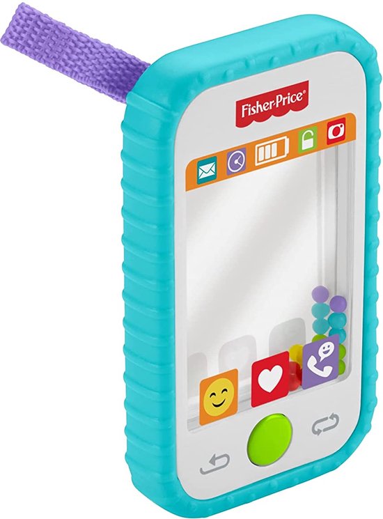 Fisher-Price Selfie Fun Phone - Bijtring & Rammelaar - voor baby's vanaf 3 maanden