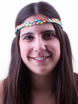 Regenboog hippie hoofdbandje