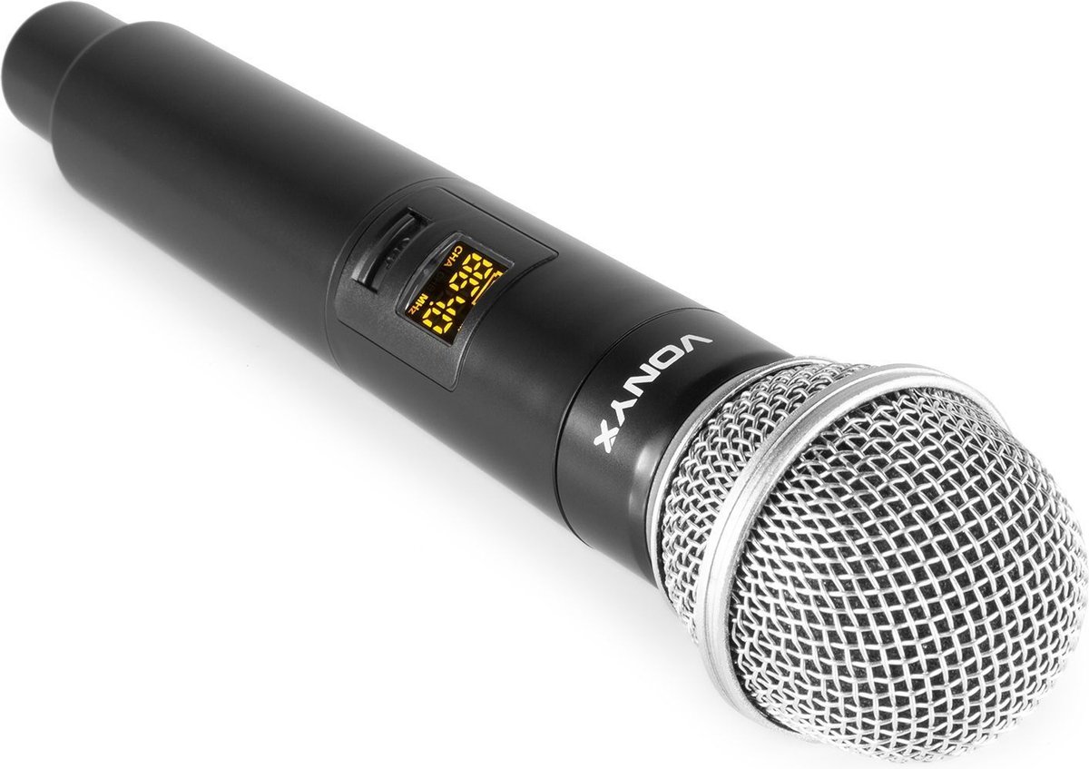 Vonyx WM55 - Wireless Microphone Plug-and-Play UHF