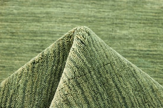 MOMO Rugs Panorama Uni Green Vloerkleed - 140x200  - Rechthoek - Laagpolig Tapijt - Modern - Groen