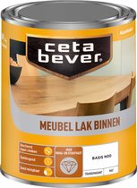 CetaBever Meubellak - Transparant Mat - Fjordgrijs - 750 ml