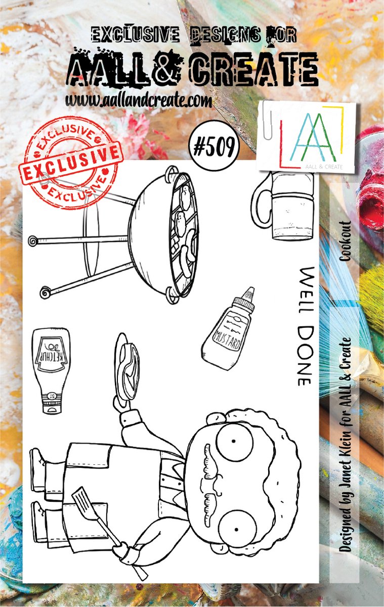 AALL & Create Stamp Cookout AALL-TP-509 7,3x10,25cm