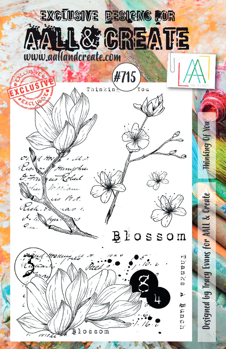 AALL & Create Stamp Thinking of You AALL-TP-715 14,6x20cm (07-22)