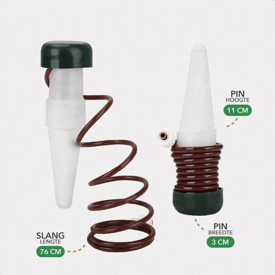 RX Goods Système de Goutte à Goutte Automatique pour Plantes - Ensemble de 10 - Système d'Irrigation - Goutteur d'Eau