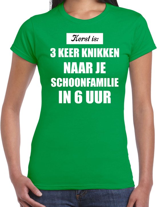 Lange mouw Tshirts Kerst voor dames