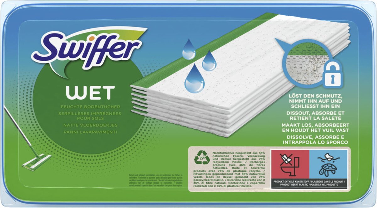 Swiffer Vloerreiniger Vochtige Vloerdoekjes - Citrus Fresh - 1 x 24 stuks