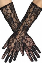 gants de coude Milan dames dentelle noire